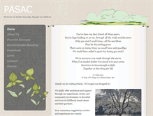 Tablet Screenshot of pasac.net